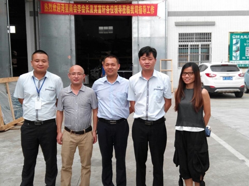 走訪企業，富軒門窗&先越門窗相互交流學習